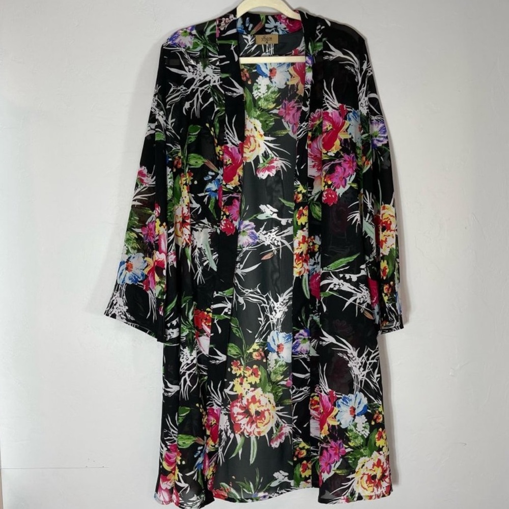 Floral print kimono, size L